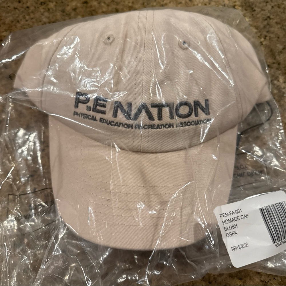 PE Nation Worldwide Logo Homage Cap in Blush NWT One Size Fits All - Picture 2 of 4